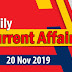Kerala PSC Daily Malayalam Current Affairs 20 Nov 2019