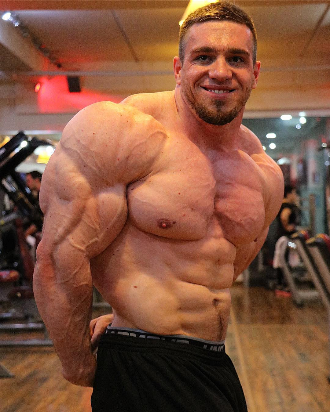 IFBB Pro bodybuilder Mikhail Volinkin from Uzbekistan 