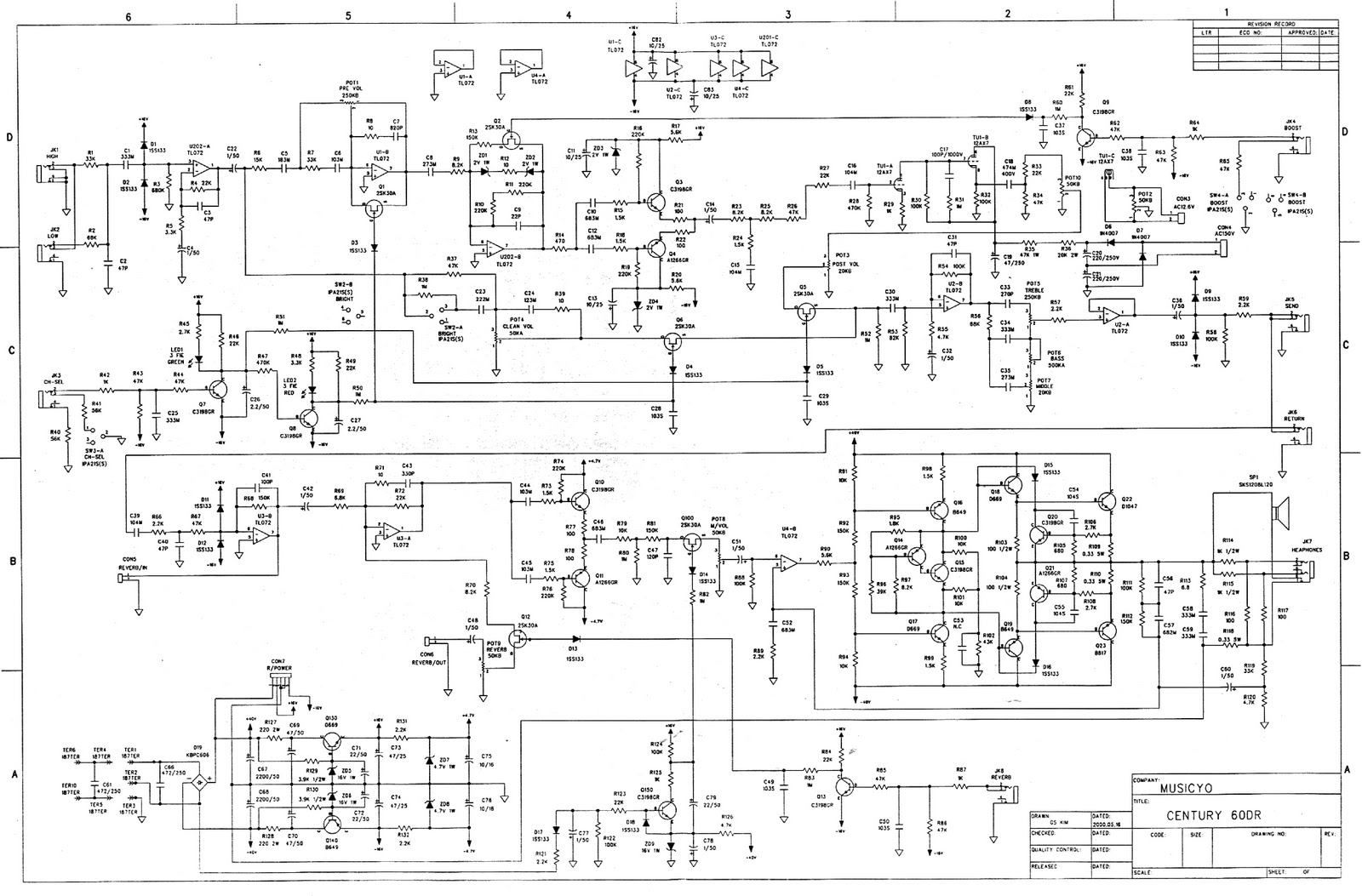 Welcome Schematic Electronic Diagram Electar Century 60dr Circuit Diagram