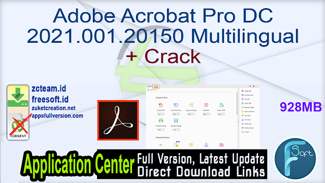 Adobe Acrobat Pro DC 2021.001.20150 Multilingual + Crack_ ZcTeam.id
