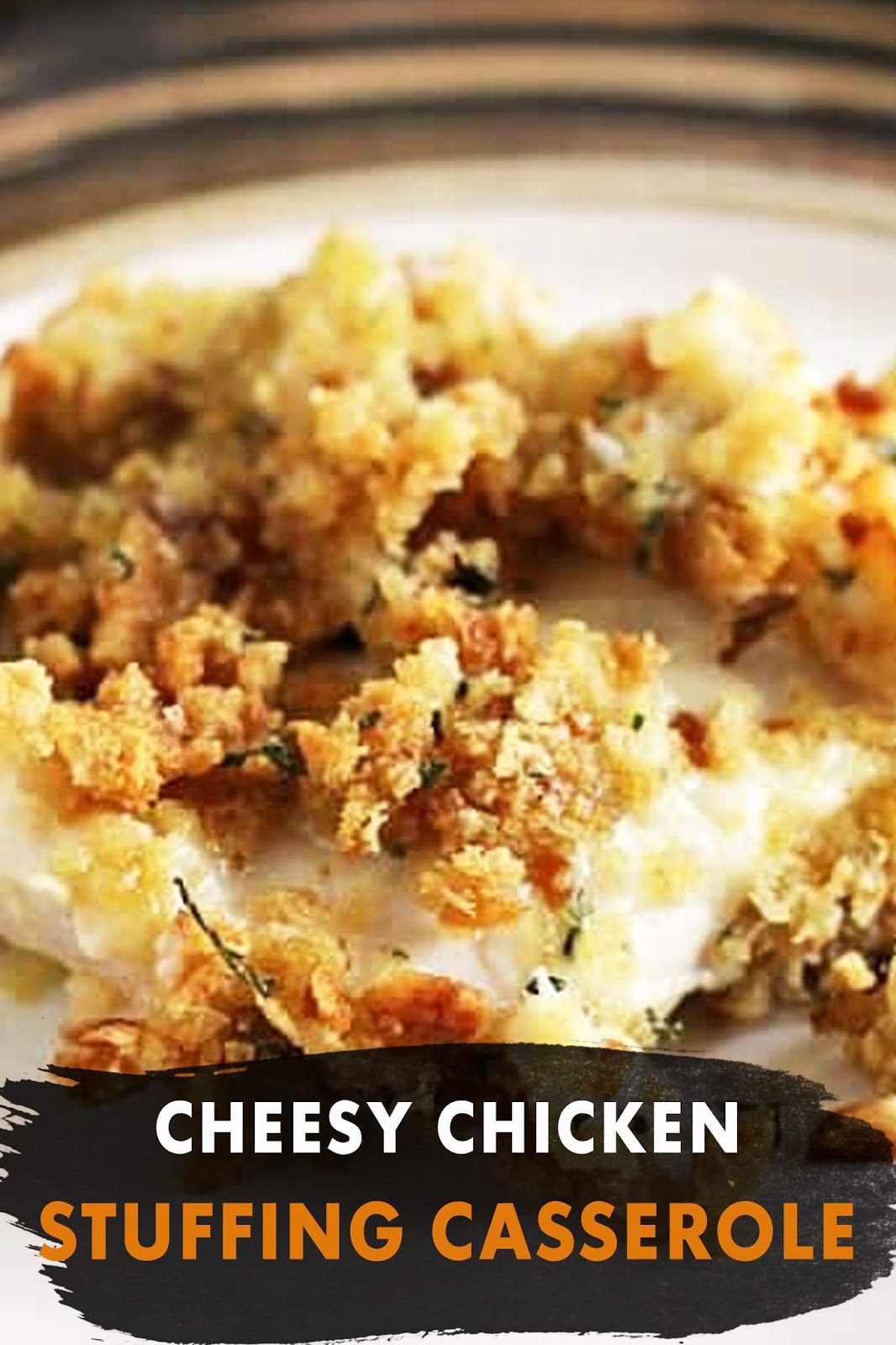 CHEESY CHICKEN STUFFING CASSEROLE 3 SECONDS
