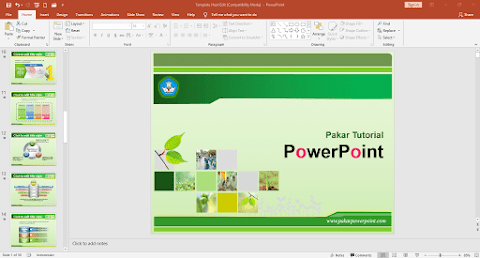 Exclusive PowerPoint Template Sudah Jadi dan Siap Pakai