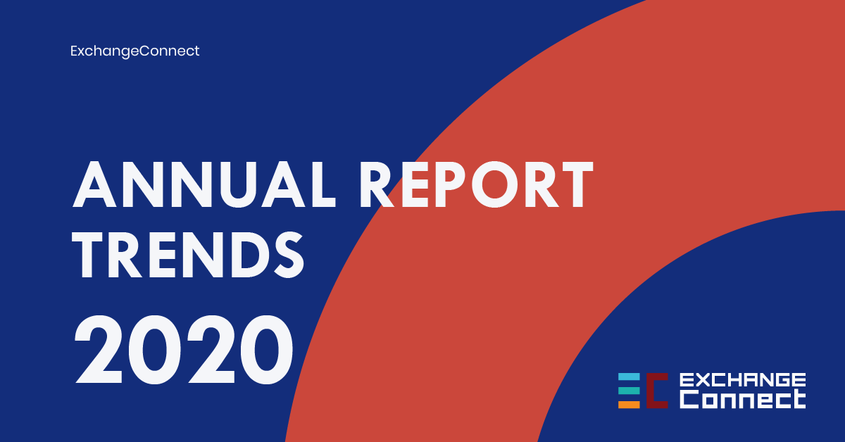 Annual Report Trends 2020 | Annual Report Design Trends 2020: ExchangeConnect