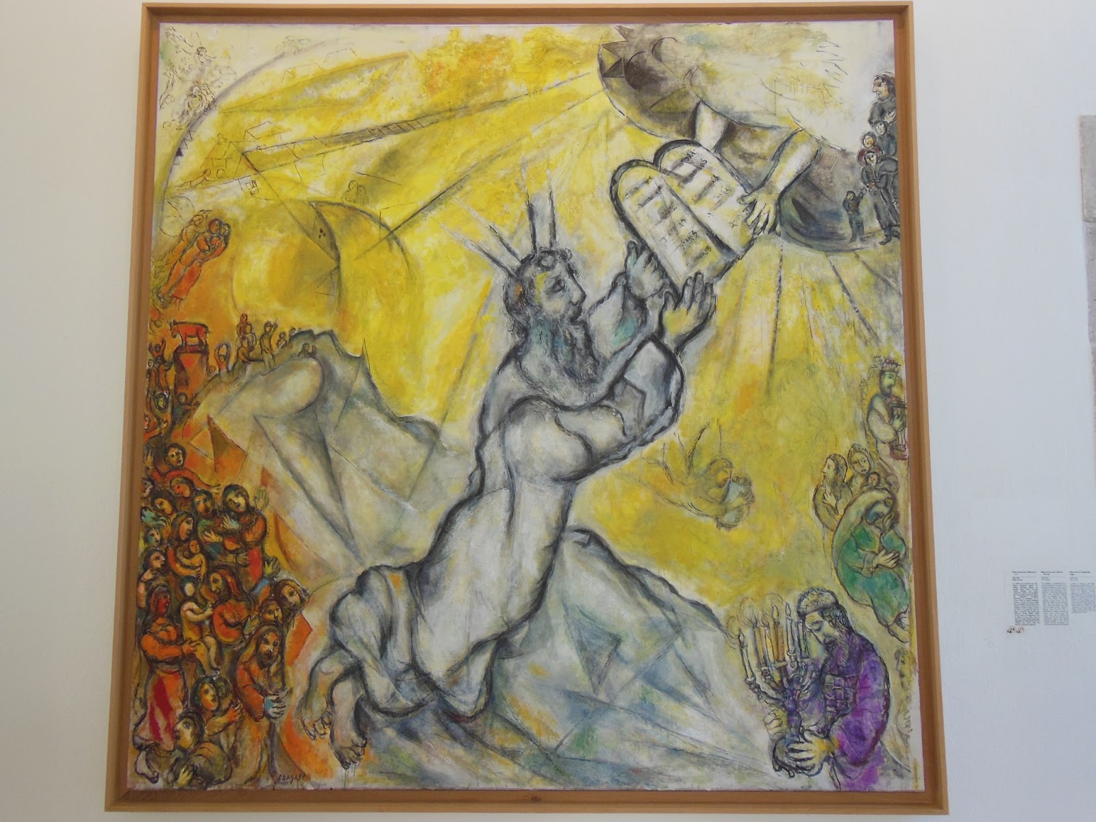 Moise Recevant Les Tables De La Loi Chagall Escapades en Provence - Alpes - Côte d'Azur : Nice - Musée Chagall