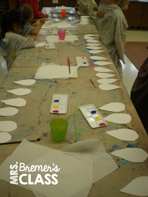 Color Wheel Spring Art Lesson for Kindergarten, introducing primary and secondary colors. Ideas and craftivities for hands on learning. #kindergarten #kindergartenart #art