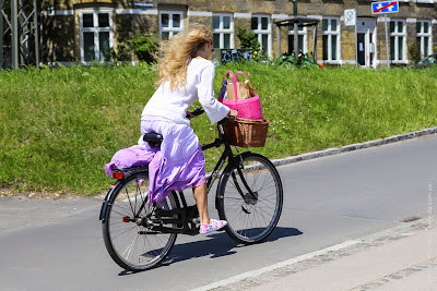 Велосипедистки в Копенгагене