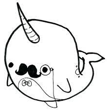 Best Narwhal coloring pages