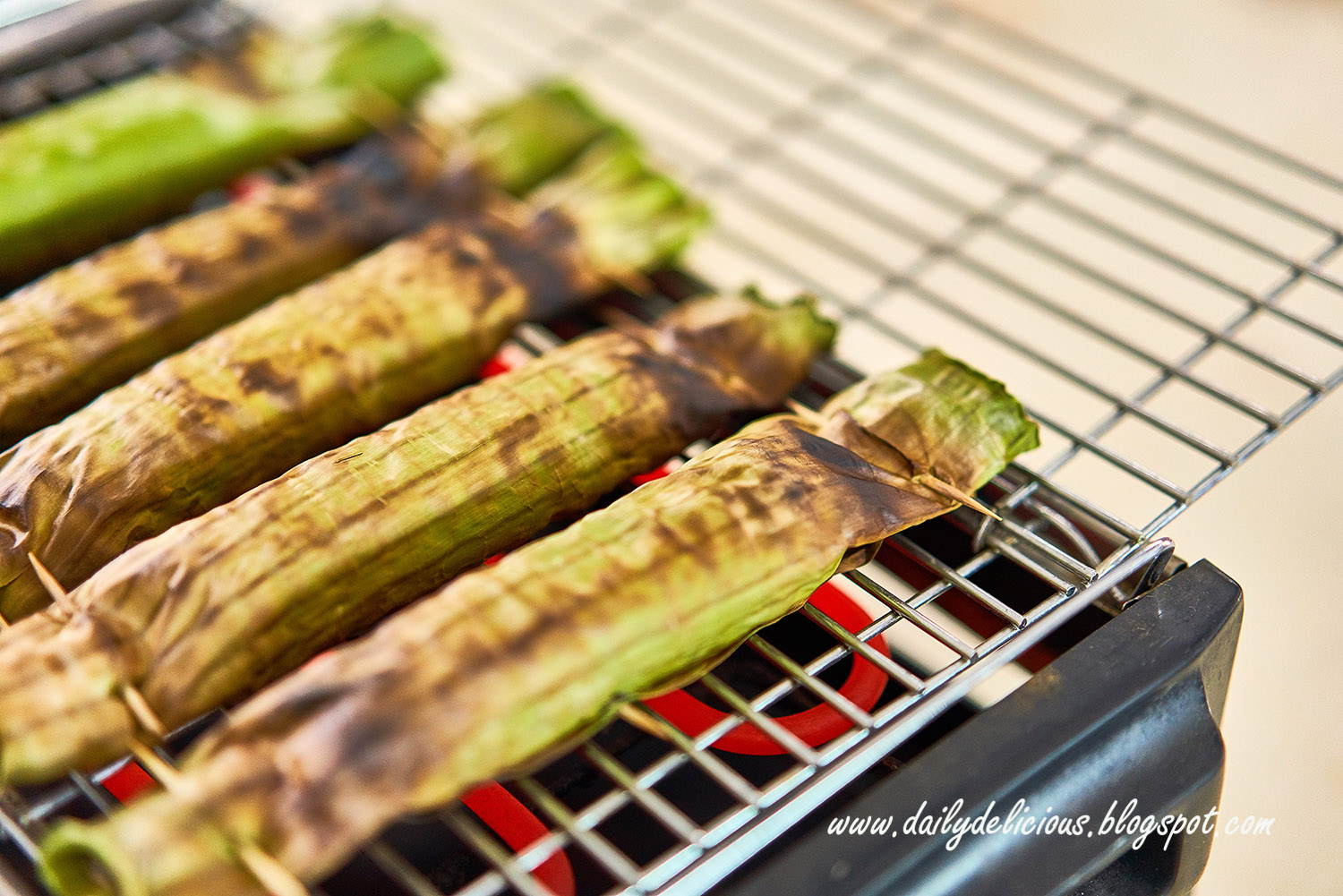 dailydelicious Grilled Coconut Sticky Rice