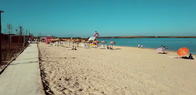 Areal da Praia dos Cinco reis em Beja