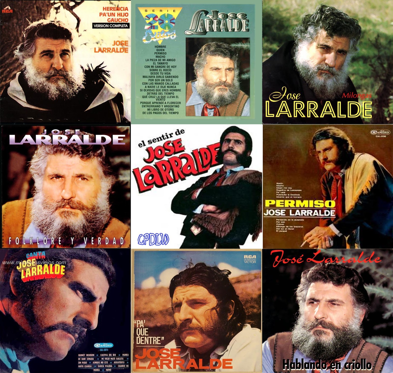 José Larralde - Discografía (36 CD + Espectáculo en Vivo)