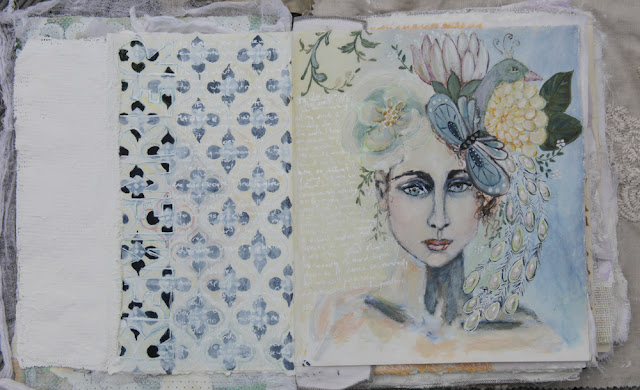 mixed media art journalling