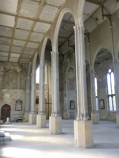 The sparse but atmospheric interior of the Hac (formerly Holy Trinity, Morgan Street)