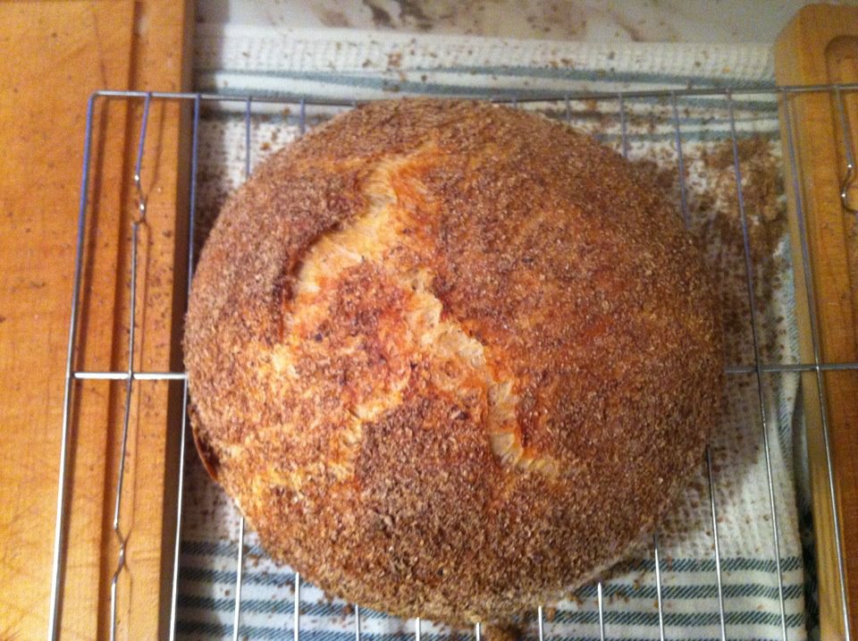 Yes, Kim, I made this. European Peasant Bread