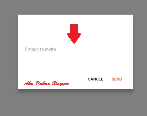 Cara Invite Penulis dalam Blogger