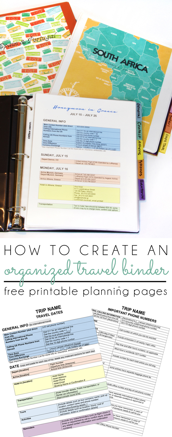 overseas trip planner