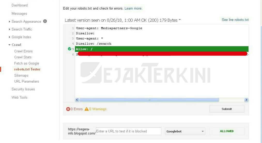 pengujian robots txt pengujian robots txt