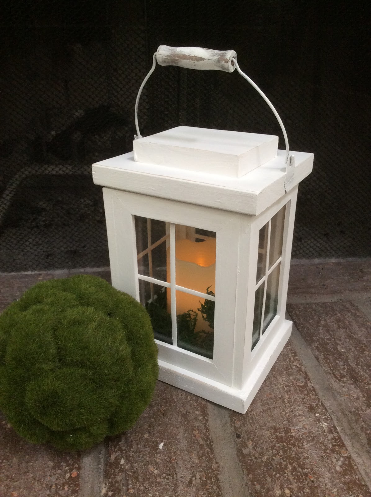 Fresh Vintage by Lisa S Make a Picture Frame Lantern