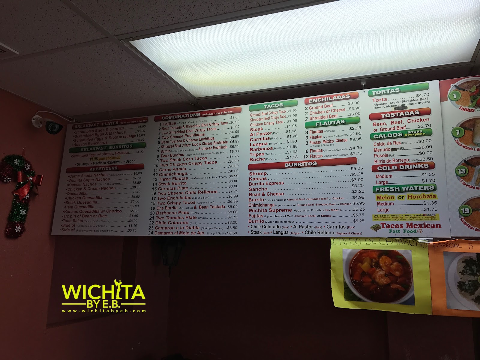 Tacos Mexican Fast Food Review Seneca Location Wichita By Eb