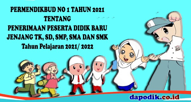 Download Permendikbud Nomor 1 Tahun 2021 Tentang Penerimaan Peserta Didik Baru Jenjang Tk Sd Smp Sma Dan Smk Dapodik Co Id