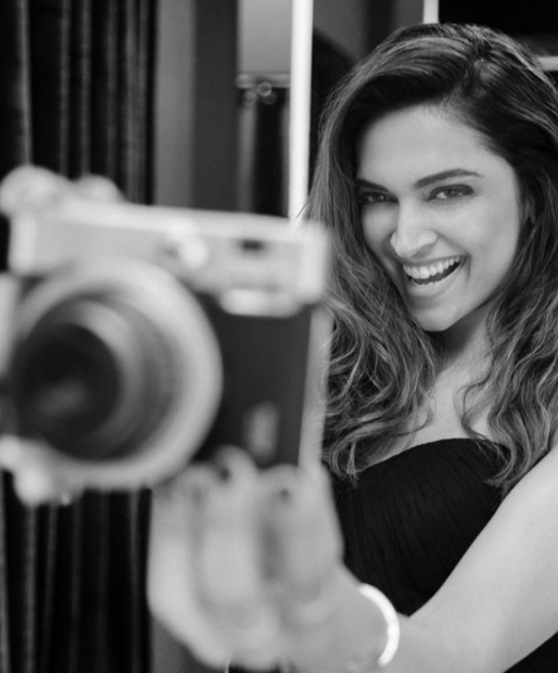 Deepika Padukone Latest Bold Black White Photoshoot For Axis Bank