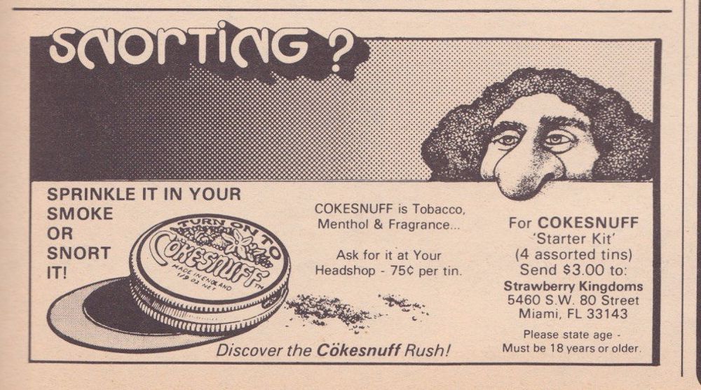 Back when it was normal to advertise cocaine gadgets in magazines  1970 1980 - 45