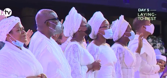 Check out the First photos from the funeral service of late Prophet T.B Joshua