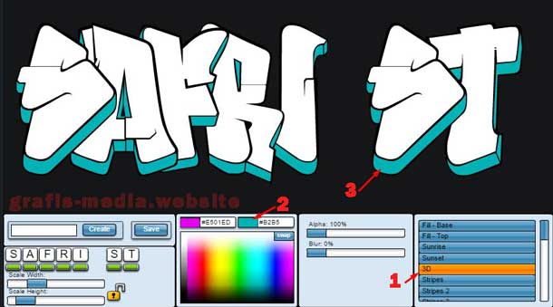 Cara Mudah Membuat Tulisan Graffiti Online Grafis Media
