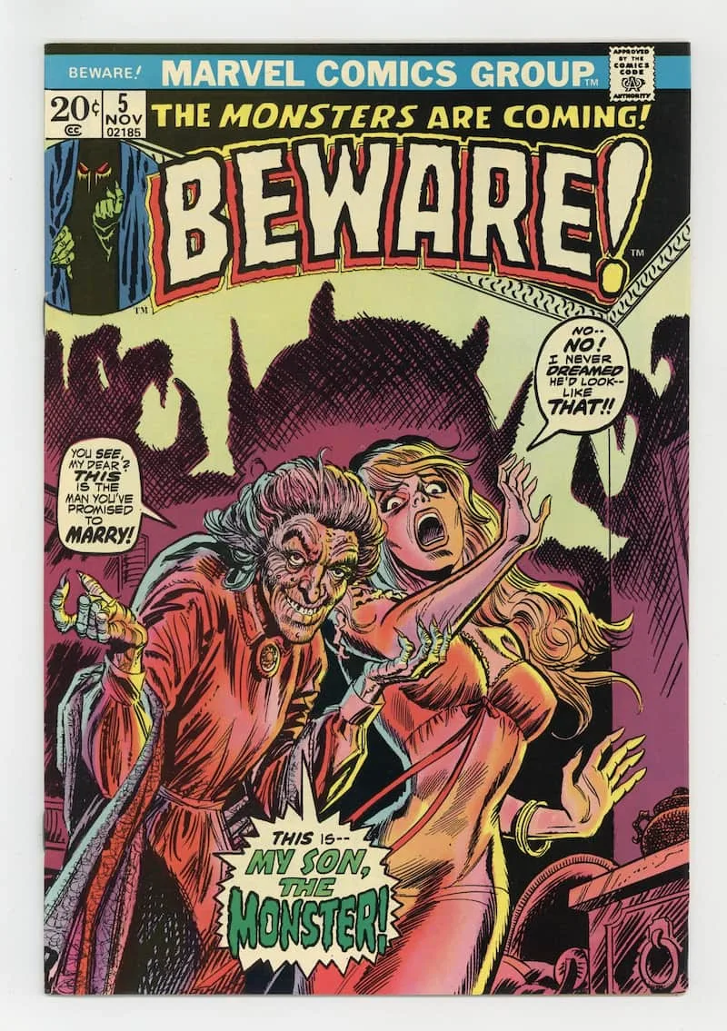 Beware! #5, portada de Ron Wilson