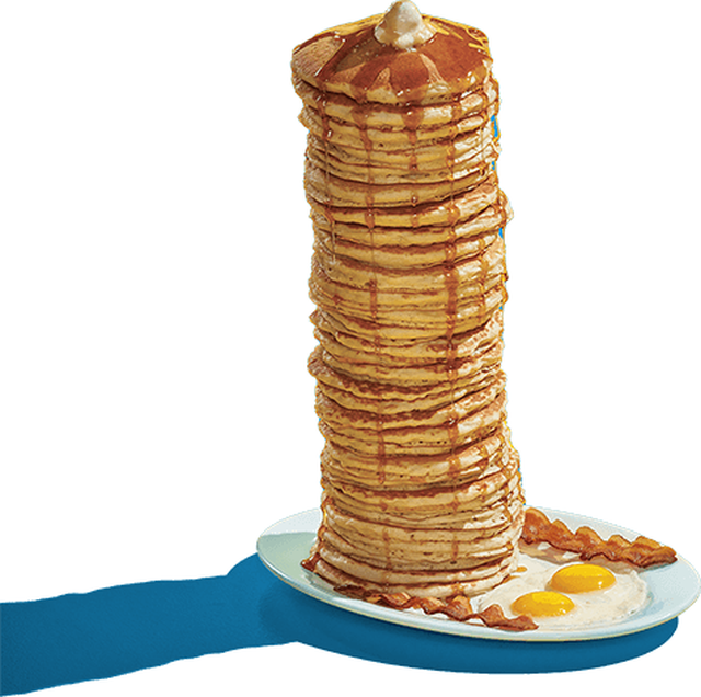 AllYouCanEat Pancakes for Free with Any Breakfast Combo Purchase at