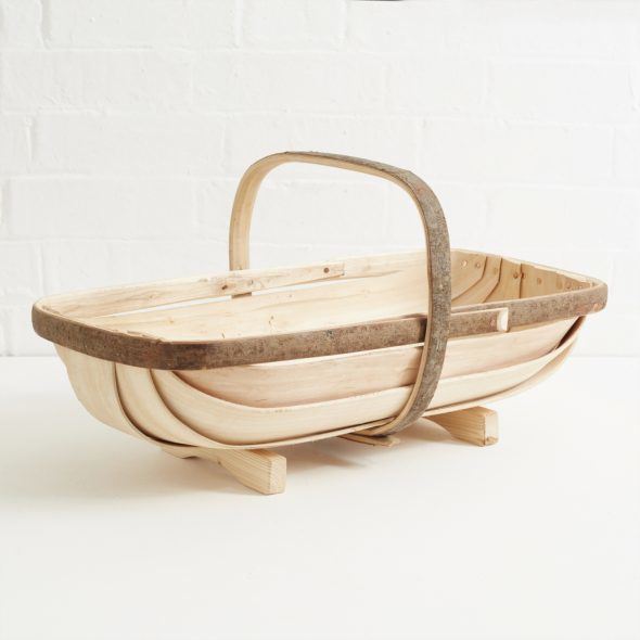 Making a sturdy trug a useful basket for for gardening Carvings