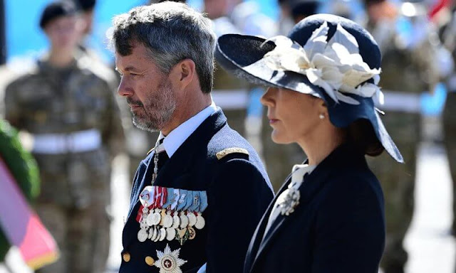 Crown Prince Frederik and Crown Princess Mary attended celebrations of ...