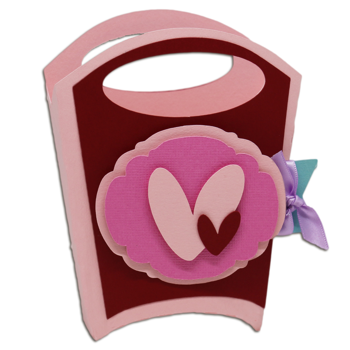 Valentine's day box / castle -cards go in castle doors / over sized Bits of Paper: Valentine Treat Boxes