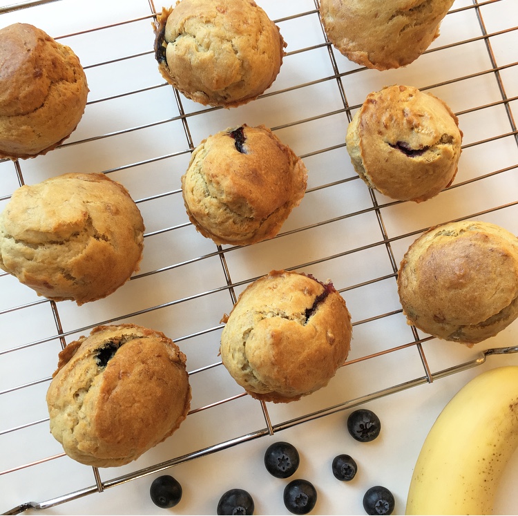 Banana and Blueberry Muffin All About Kids