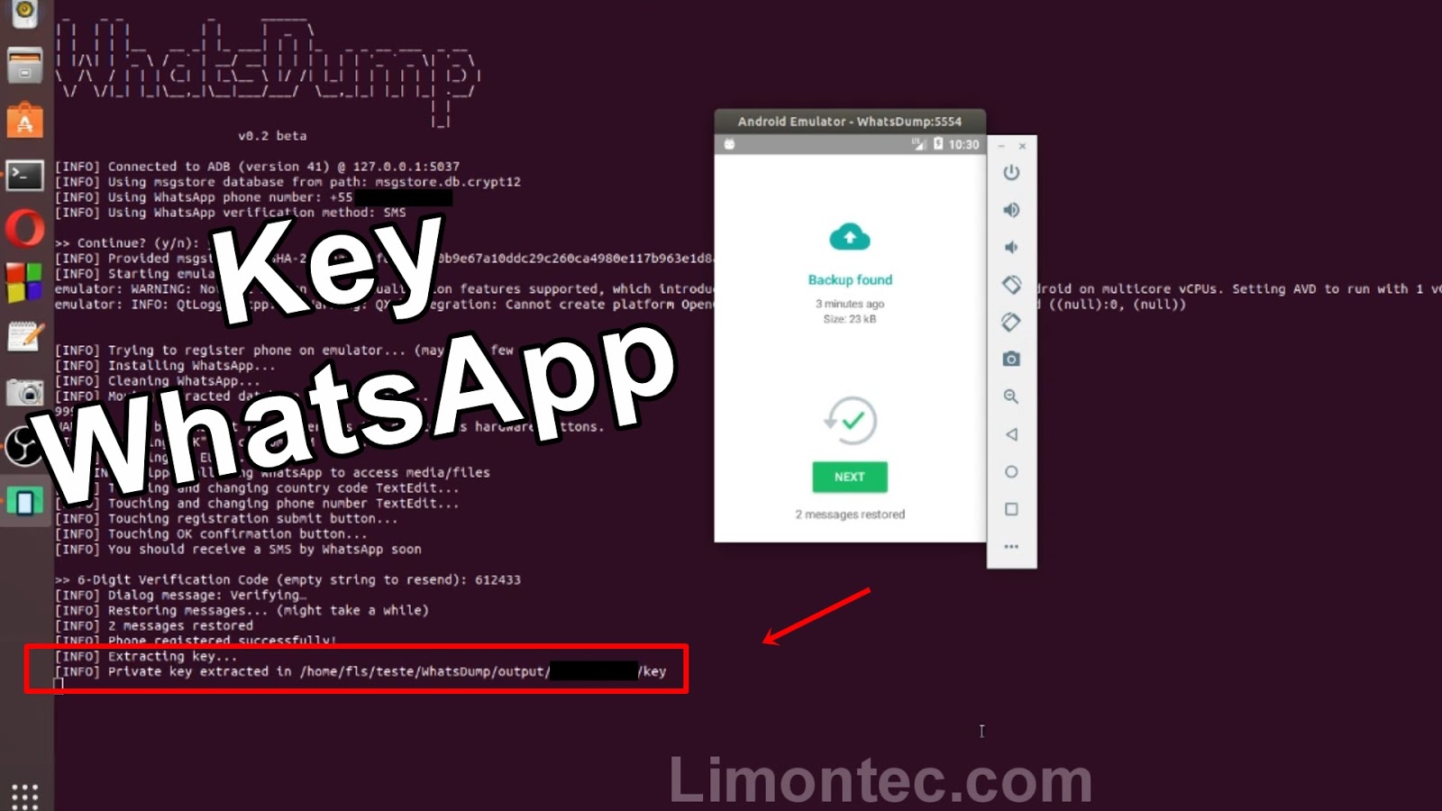 Como extrair/gerar WhatsApp key de qualquer Android Limon Tec