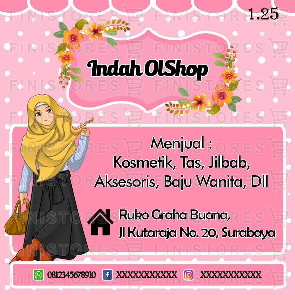 Contoh Spanduk Olshop Baju Gambar Contoh Banners