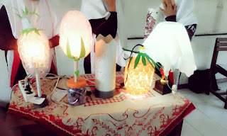 Lampu Lampion dari Barang Bekas Karya Siswa SMK Al-Irsyad Tegal