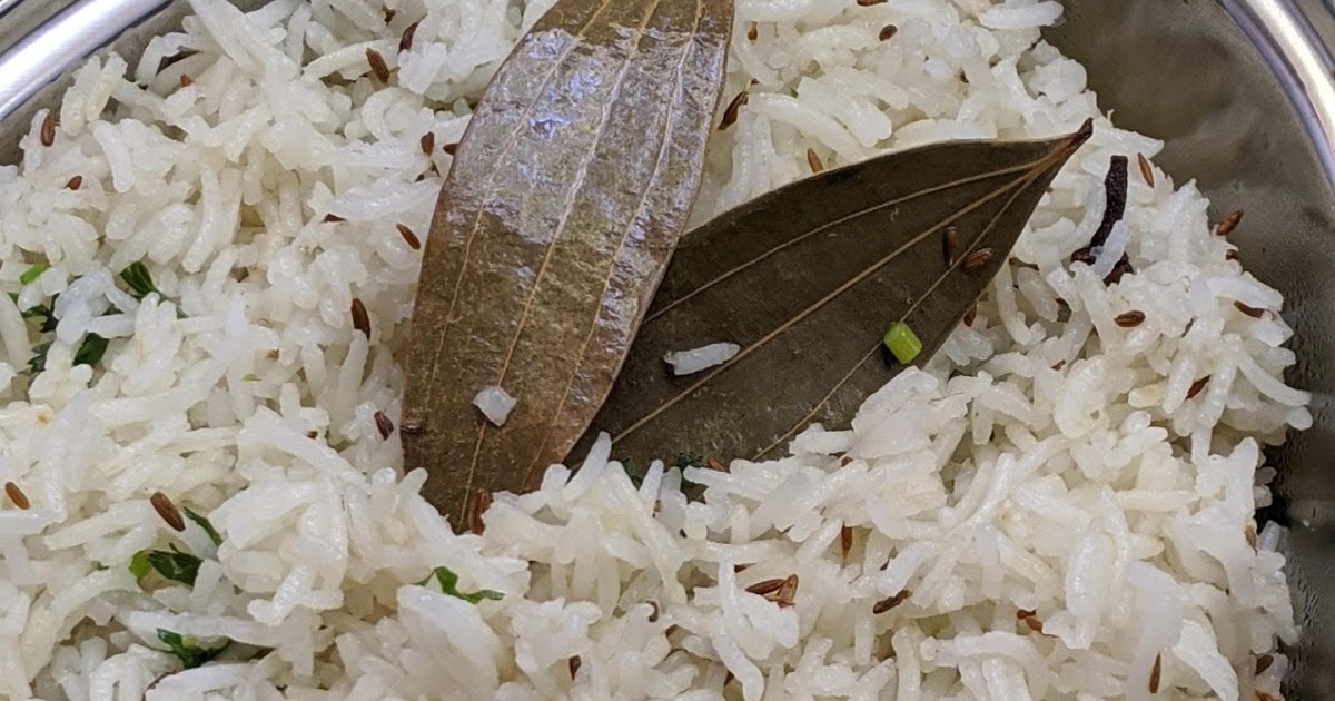 Jeera Rice No Onion No Garlic, Stove Top