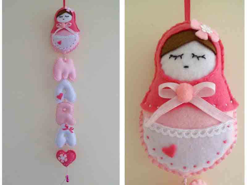 mobile de feltro coisas de feltro