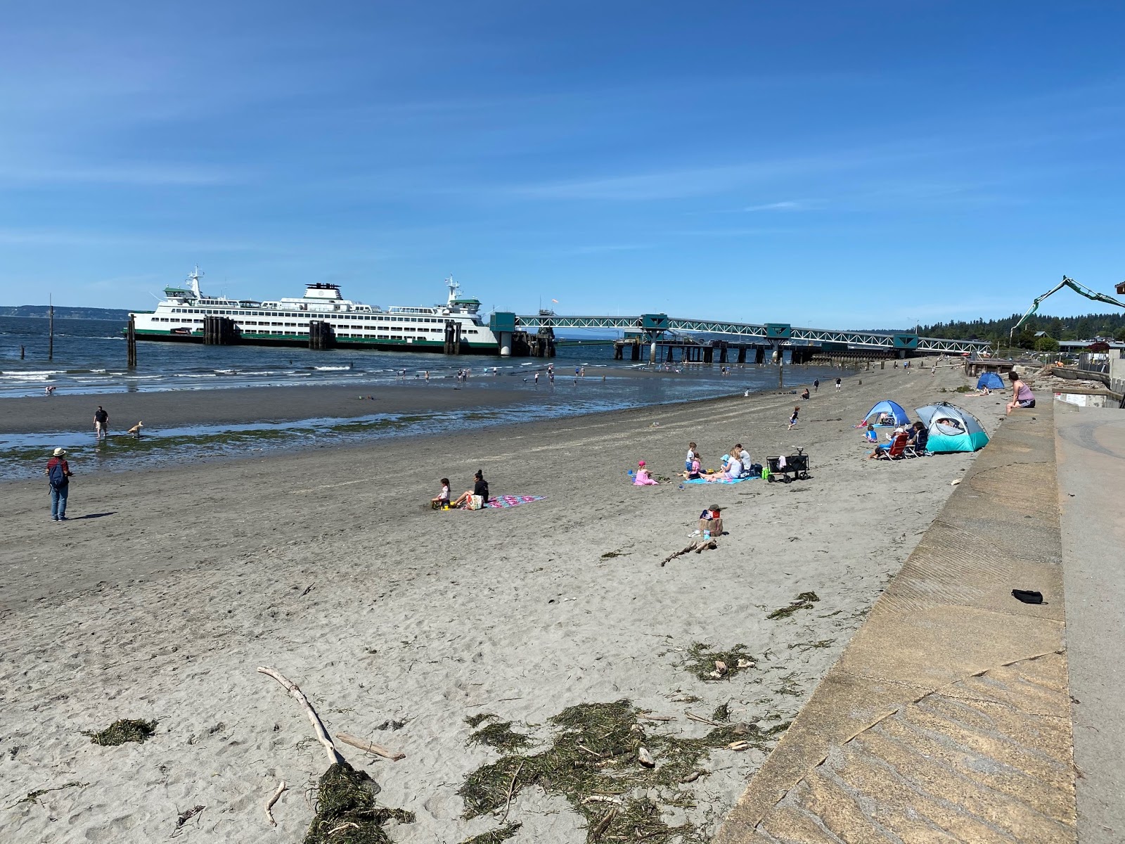 Shoreline Area News Hundreds maintain physical distancing on Edmonds Beach