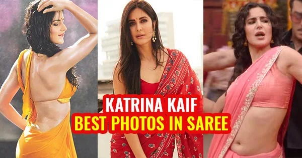 katrina kaif best beautiful in low waist saree navel midriff