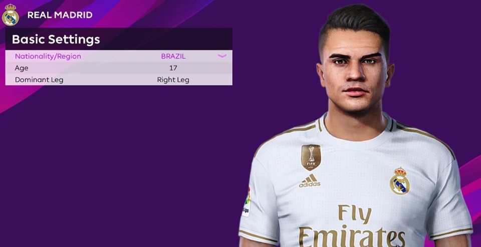 Pes 2020 Faces Reinier Jesus By Rachmad Abs Soccerfandom Com Free Pes Patch And Fifa Updates