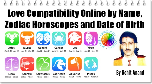 Love Compatibility Online by Name & Horoscope Date of Birth