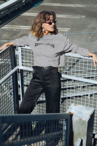 20+ Top Fall Outfits To Add To Your Wardrobe | Revolution Cropped Sweater in Grey