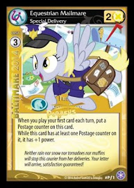 My Little Pony Equestrian Mailmare, Special Delivery The Crystal Games CCG Card