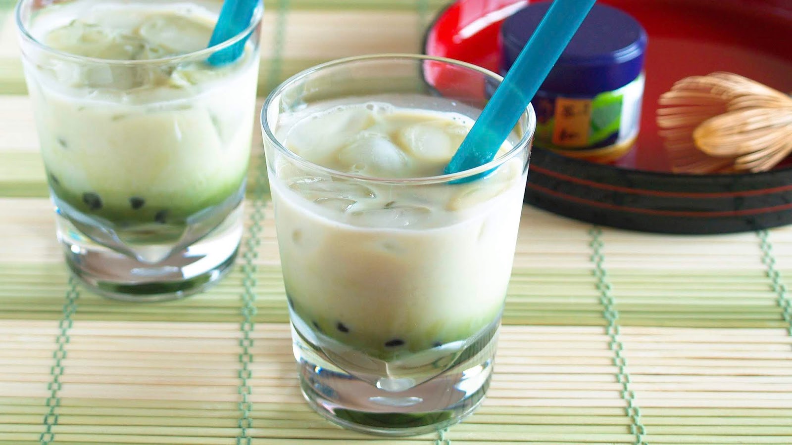 Matcha Bubble Tea (Vegan Boba Recipe) 抹茶珍珠奶茶 Japanese Cooking Video