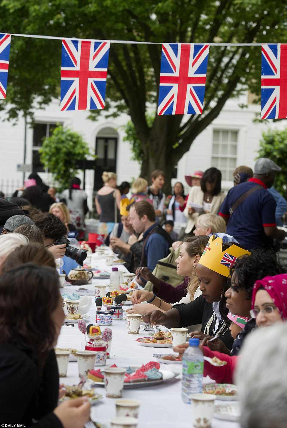 The great Diamond Jubilee street party begins