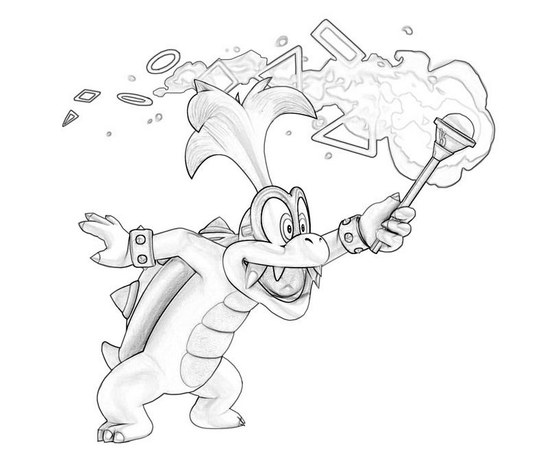 Iggy Koopa Coloring Pages.