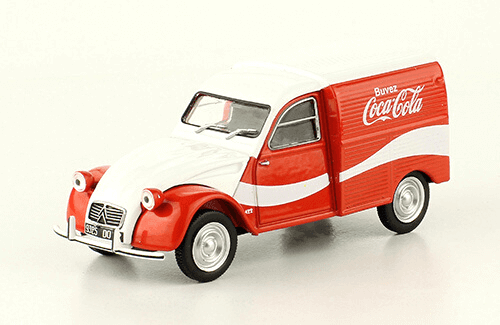 citroen azu 1:43 coca-cola