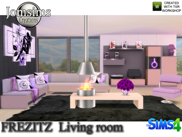 Frezizt Modern Living Room Фрезизт Современная гостиная для The Sims 4 Современный, удобный с чистыми линиями тон. Бежевый, коричневый и черный. Украсить предметами украшения. -1 диван модерн -1 диван 2 модерн. используйте bb.moveobjects для создания угла. Симы могут сидеть 6 человек. И ноги симов не проходят через диван. Любая анимация, рассадка идеальна. -1 каминный журнальный столик. категойр камин. для размещения таблицы в центре используется .bb.moveobjects -1 ваза deco. 3 цвета -1 секунда ваза деко. 3 цвета -3 разные картины -1 х3 подушки деко для дивана. Несколько разных цветов. -1 большая мебель .. разное поверхность -1 система деко DVD. категория беспорядки. 2 цвета -1 настольная лампа. черный или серый белый -1 плед деко для дивана. 4 цвета -1 маленький стол для рисования. Нью-Йорк. London.Paris -1 столовая роза деко. 3 разных цвета Создайте свою современную и незагроможденную атмосферу. Автор: jomsims