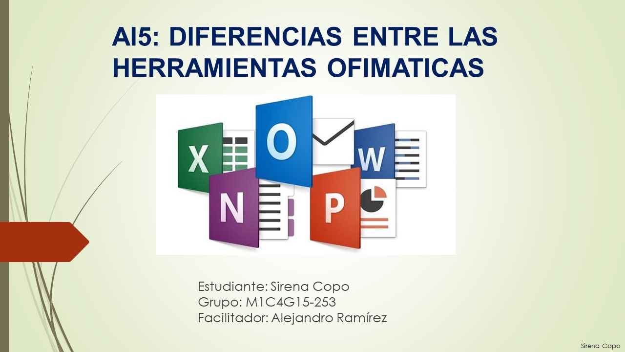 Diferencias Entre Las Herramientas Ofimáticas